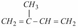 Structure of Isoprene: Monomer of Natural Rubber Structure of Isoprene: Monomer of Natural Rubber